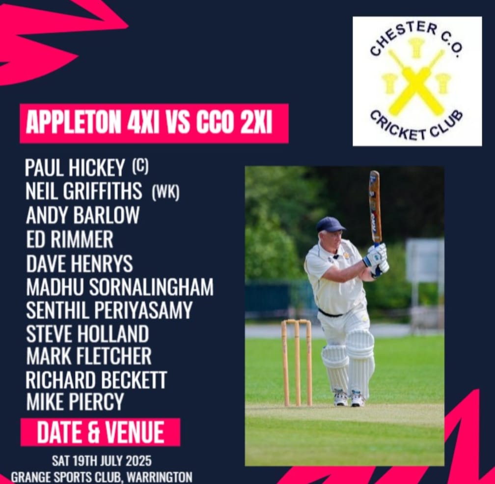 ChesterCOCC's tweet image. The weekend's team news has dropped and someone has changed graphics mid-season, poor etiquette!
The 1st XI host @Holmes_ChapelCC at @CheshireThe .
The 2nd XI travels at @appletoncricket.