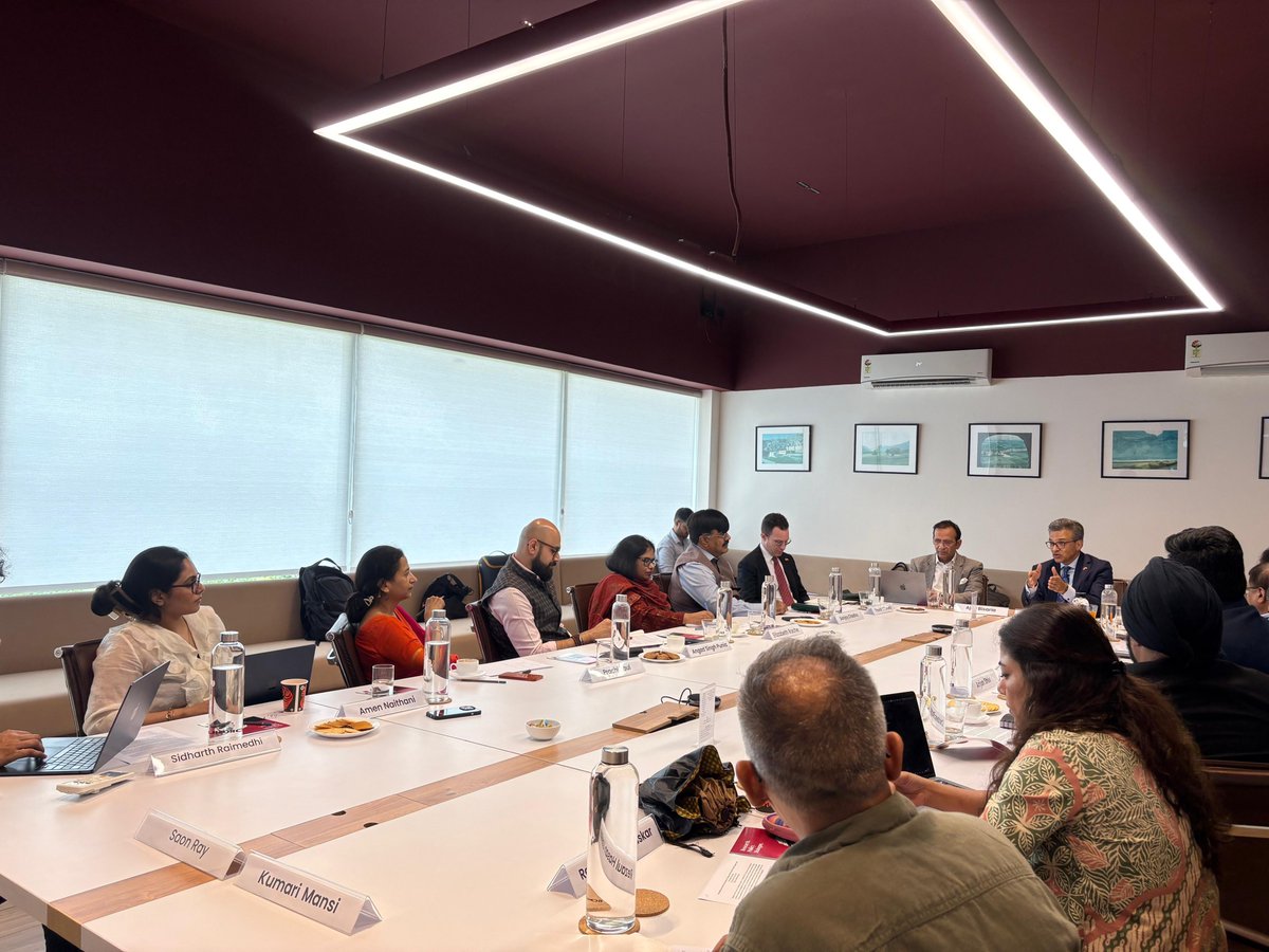 CSDR (@csdr_india) on Twitter photo We were delighted to host <a href="/goldyhyder/">Goldy Hyder</a>, President & CEO <a href="/BizCouncilofCan/">Business Council of Canada</a>, for a discussion on revitalising the 🇮🇳🇨🇦 trade relationship, under our India-Canada Research Initiative led by <a href="/Ajaybis/">Ajay Bisaria</a>
Read our report, released earlier this year, to understand the potential of this We were delighted to host <a href="/goldyhyder/">Goldy Hyder</a>, President & CEO <a href="/BizCouncilofCan/">Business Council of Canada</a>, for a discussion on revitalising the 🇮🇳🇨🇦 trade relationship, under our India-Canada Research Initiative led by <a href="/Ajaybis/">Ajay Bisaria</a>
Read our report, released earlier this year, to understand the potential of this