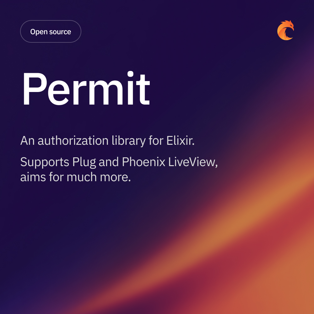 curiosum_dev's tweet image. Ever struggled with access control in your Elixir app? We did too - so we built Permit.
What is Permit and why should you care?
Our open-source take on authorization that’s flexible, composable, and makes your codebase cleaner.
✅ Built for real-world complexity
✅ Works great…