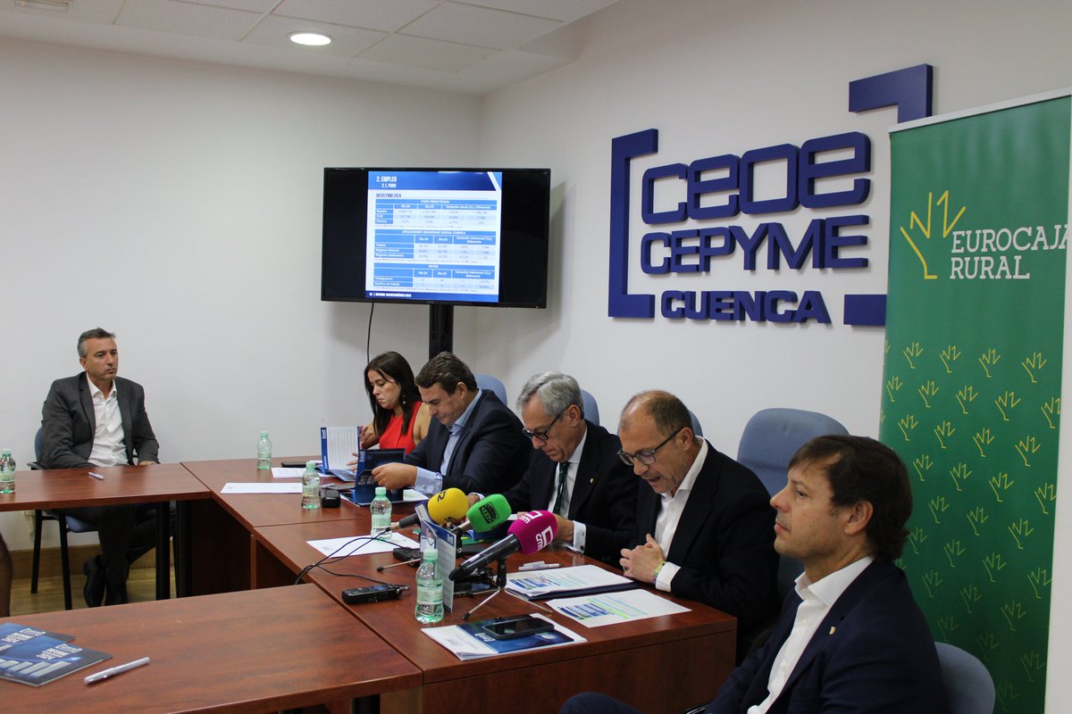 CEOE CEPYME CUENCA (@ceoecuenca) on Twitter photo .<a href="/ceoecuenca/">CEOE CEPYME CUENCA</a> señala que en 2024 las empresa siguen generando empleo pese a una situació inestable <a href="/eurocajarural/">Eurocaja Rural</a> <a href="/DipuCuenca/">Diputación de Cuenca</a> ceoecuenca.es/portal/lang__e… .<a href="/ceoecuenca/">CEOE CEPYME CUENCA</a> señala que en 2024 las empresa siguen generando empleo pese a una situació inestable <a href="/eurocajarural/">Eurocaja Rural</a> <a href="/DipuCuenca/">Diputación de Cuenca</a> ceoecuenca.es/portal/lang__e…