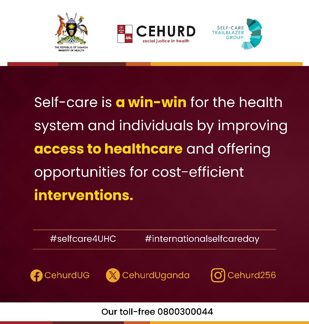 This #SelfcareAwarenessMonth, CEHURD is excited to shine a spotlight on how small individual actions can drive big change for our health and wellbeing. 

Self-care puts you at the center of your health journey and also reduces the pressure on our healthcare system.

Throughout