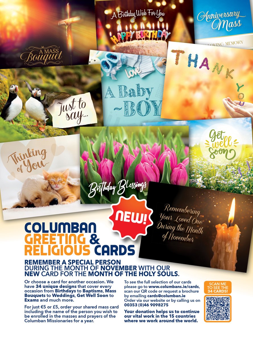 Irish Columbans (@irishcolumbans) on Twitter photo Columban Greeting and Religious Cards: We have a wonderful selection of 34 cards for every occasion to choose from. See our selection at columbans.ie or request a brochure from cards@columban.ie #Columbans #greetingcards Columban Greeting and Religious Cards: We have a wonderful selection of 34 cards for every occasion to choose from. See our selection at columbans.ie or request a brochure from cards@columban.ie #Columbans #greetingcards