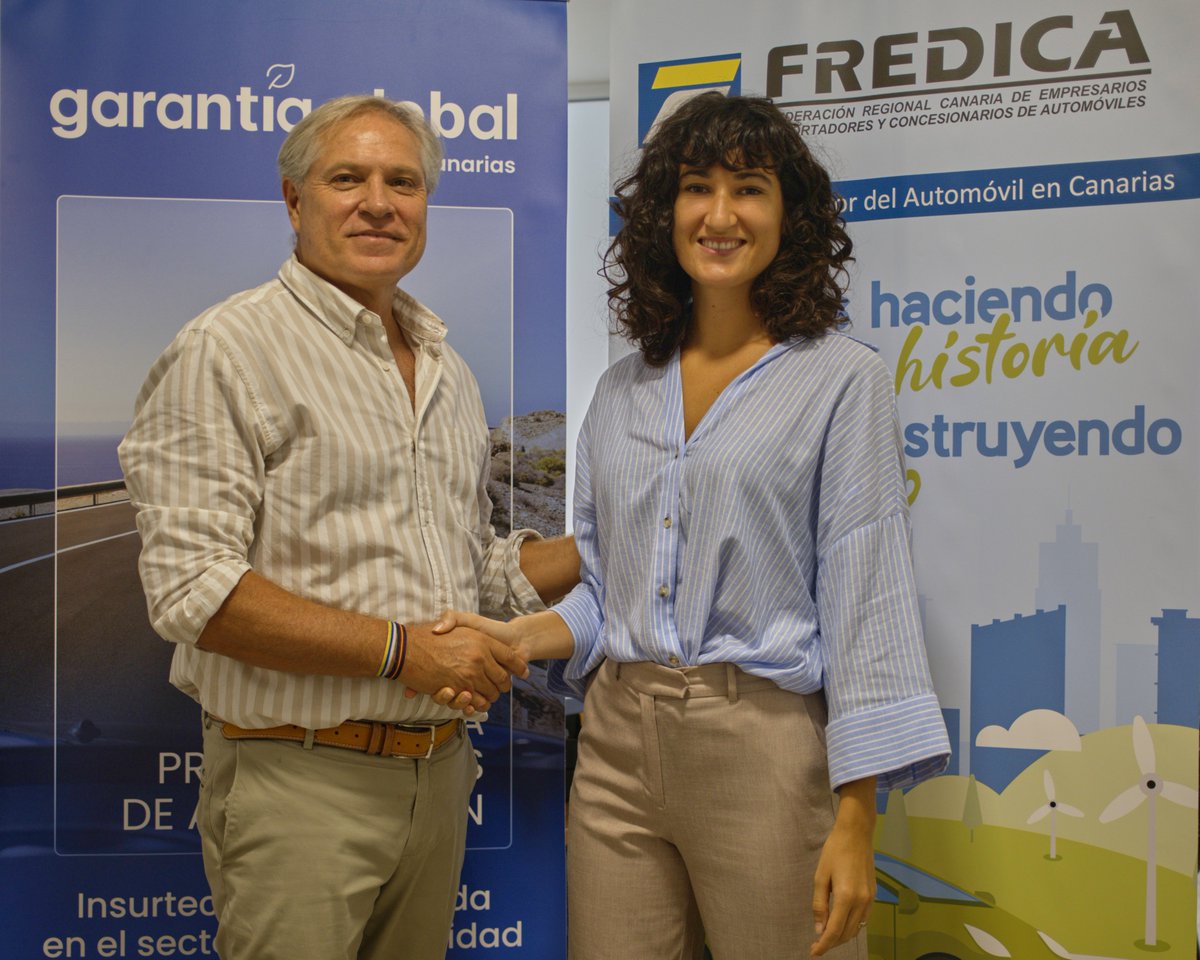 GARANTÍA GLOBAL y <a href="/FREDICAcanarias/">FREDICA,</a>  firman un acuerdo de colaboración en Canarias. Servicios en condiciones especiales para los miembros de la Federación y colaboración en sus actividades formativas. FREDICA promocionará entre sus socios y redes los servicios de GARANTÍA GLOBAL.