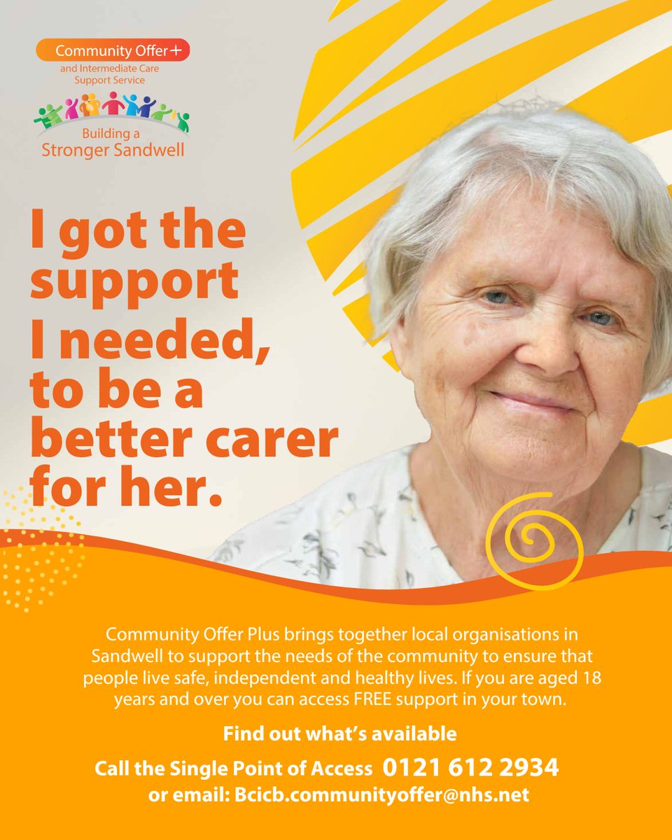 Community Offer Plus is here to help you live independently and confidently in your community.

Our team knows about all the local support available in Sandwell and nearby areas, so we can help you find the right help quickly.