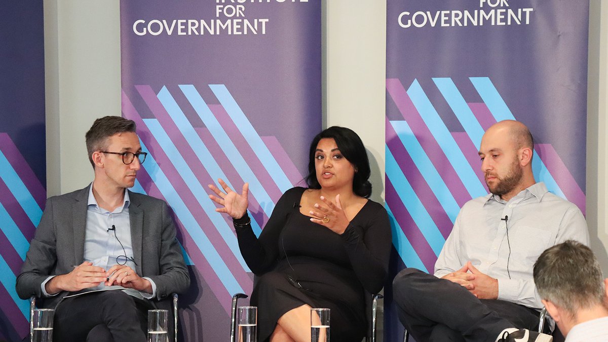 instituteforgov's tweet image. 📸Snapshots | Spads under Starmer: How can Labour’s special advisers do the job well?
@Gabriel_Pogrund, @Ommasalma Special Adviser to Sajid Javid, @RealSamWhite were joined by @timd_IFG, to share their thoughts on the spads of today.
Watch the event💻:
instituteforgovernment.org.uk/event/spads-st…