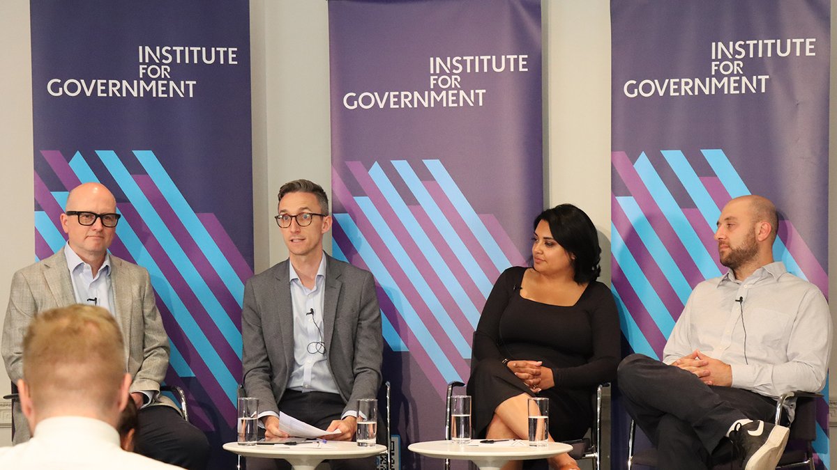 instituteforgov's tweet image. 📸Snapshots | Spads under Starmer: How can Labour’s special advisers do the job well?
@Gabriel_Pogrund, @Ommasalma Special Adviser to Sajid Javid, @RealSamWhite were joined by @timd_IFG, to share their thoughts on the spads of today.
Watch the event💻:
instituteforgovernment.org.uk/event/spads-st…