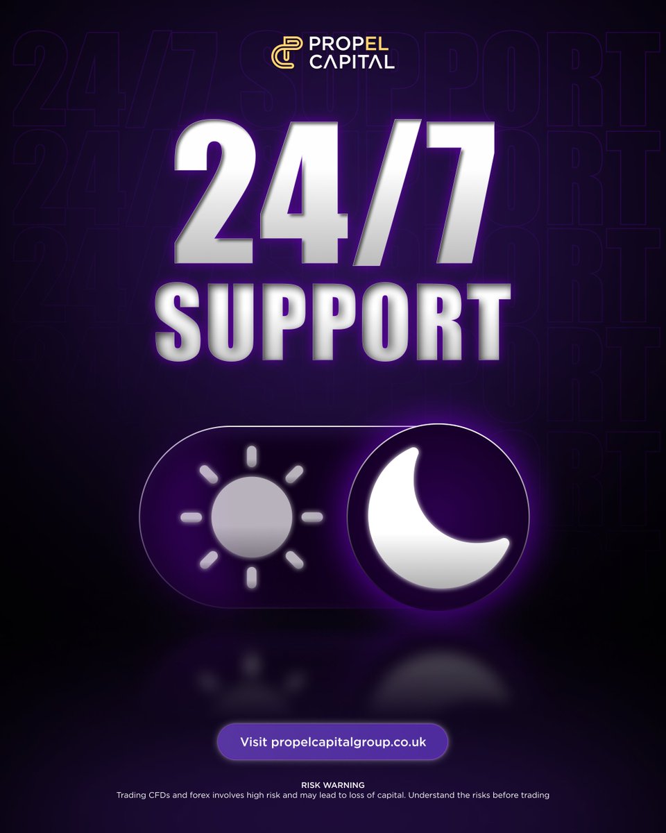 Support Whenever You Need It — 24/7

Trading never stops, and neither does our support.
At Propel Capital, we’re here to help you anytime, day or night.
Join now and trade with confidence: propelcapitalgroup.co.uk