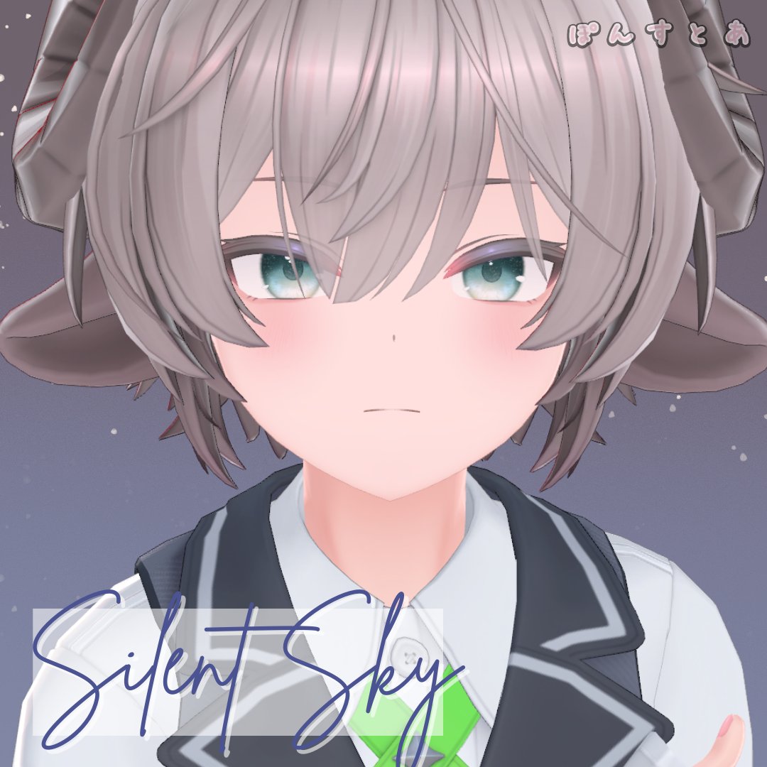 Xelevia_Industry様のモルンくん対応しました。
【24アバター対応】Silent Sky -サイレント スカイ- Eye Texture | ぽんすとあ ponstore.booth.pm/items/7063133 #booth_pm 
#Moln #Moln3D #モルン #Xelevia_Industry