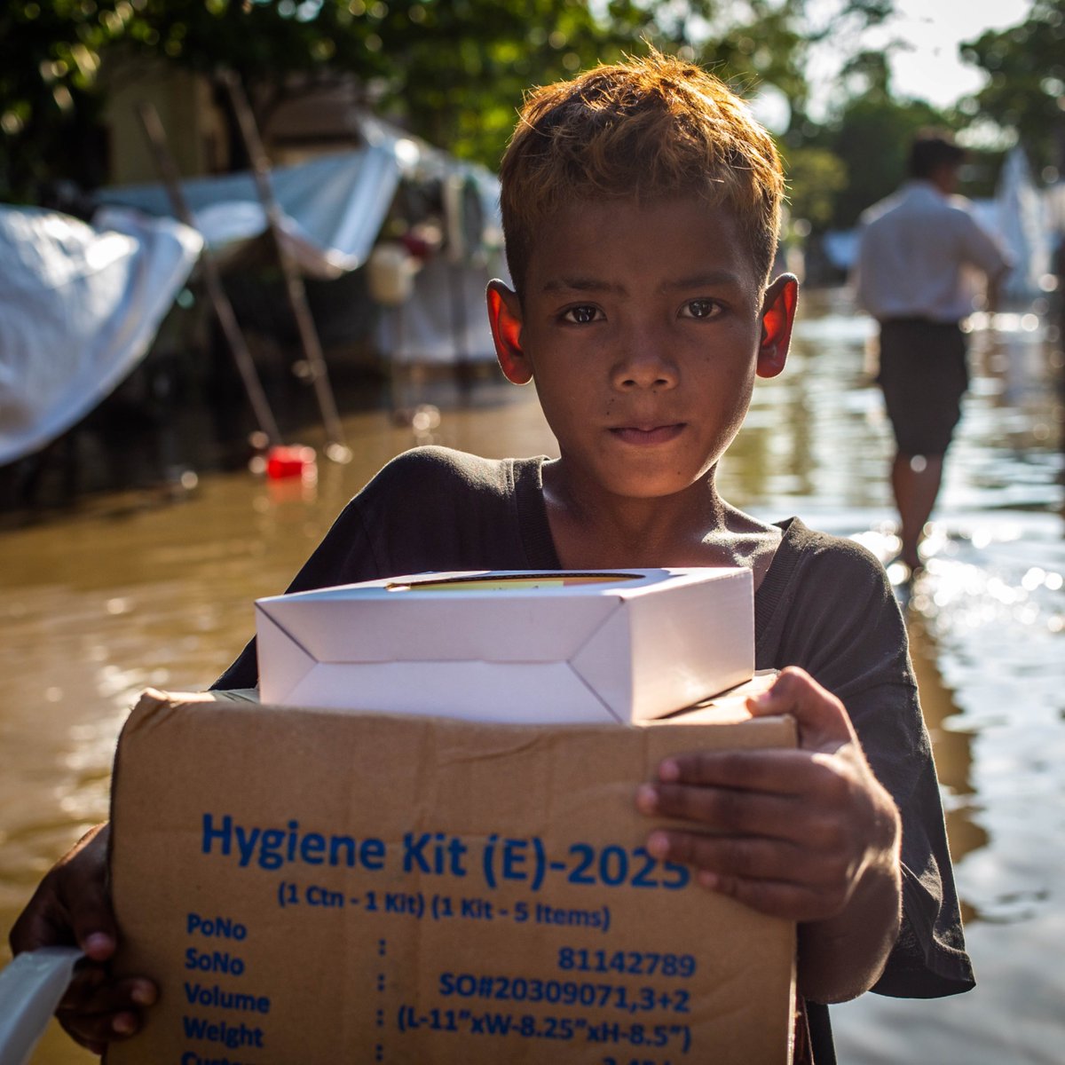 eu_echo's tweet image. Access to safe water and good hygiene are crucial after a disaster.
In Myanmar, @UNICEF, with the EU support, continues to provide clean water and sanitation facilities to those affected by the earthquake in March.