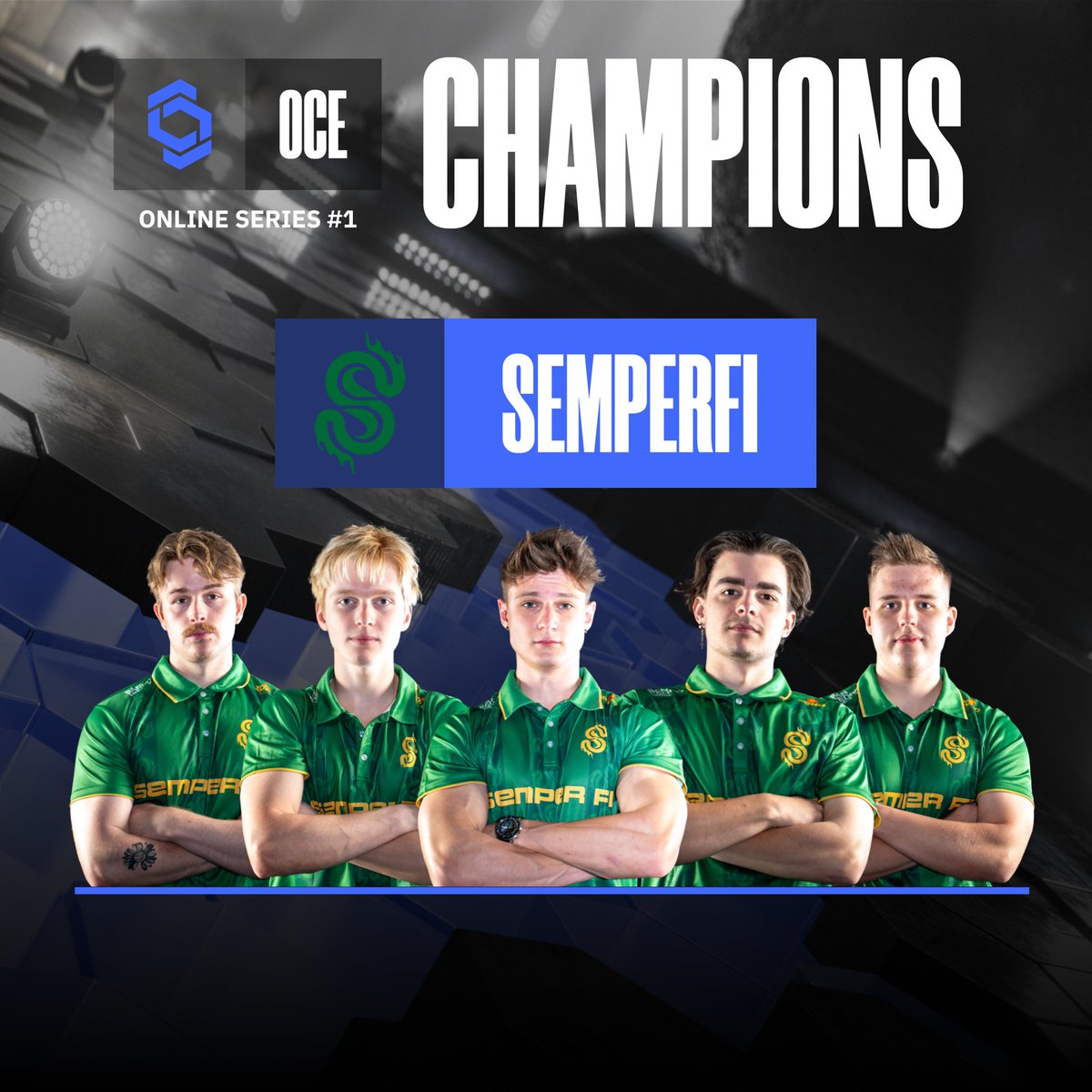MEET YOUR CCT OCE 1 CHAMPIONS 💥
🏆 <a href="/semperfiESC/">Semper Fi</a> 
🏅 <a href="/aliStair_CS/">alistair</a>
🏅 <a href="/SaVagecs_/">SaVage</a>
🏅 <a href="/keen_CS2/">keen</a> 
🏅 <a href="/Valiancee/">Matt</a>
🏅 shadiy
🏅<a href="/Kingfisheroce/">David</a>