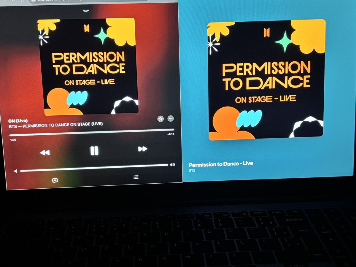 yuunseob's tweet photo. e nois ta como 

BTS IS COMING
PERMISSION TO DANCE LIVE ALBUM
#PTD_ON_THE_STAGE_LIVE https://t.co/xaj3kyHB8R