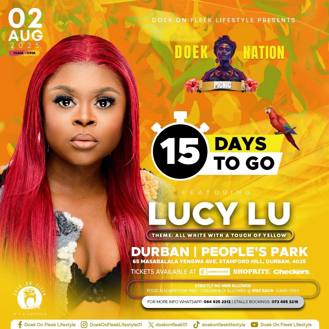 doekonfleek01's tweet image. 🌺 USUKU LWESIGAMEKO SELUSONDELE,
Only 15 more days to go!🔥🙌
📆: Saturday 02 Aug 2026
📍: People’s Park
👗: All white with a touch of Yellow
👉Follow link to Get your tickets 🎫
shorturl.at/oOZ7z
@lucylu