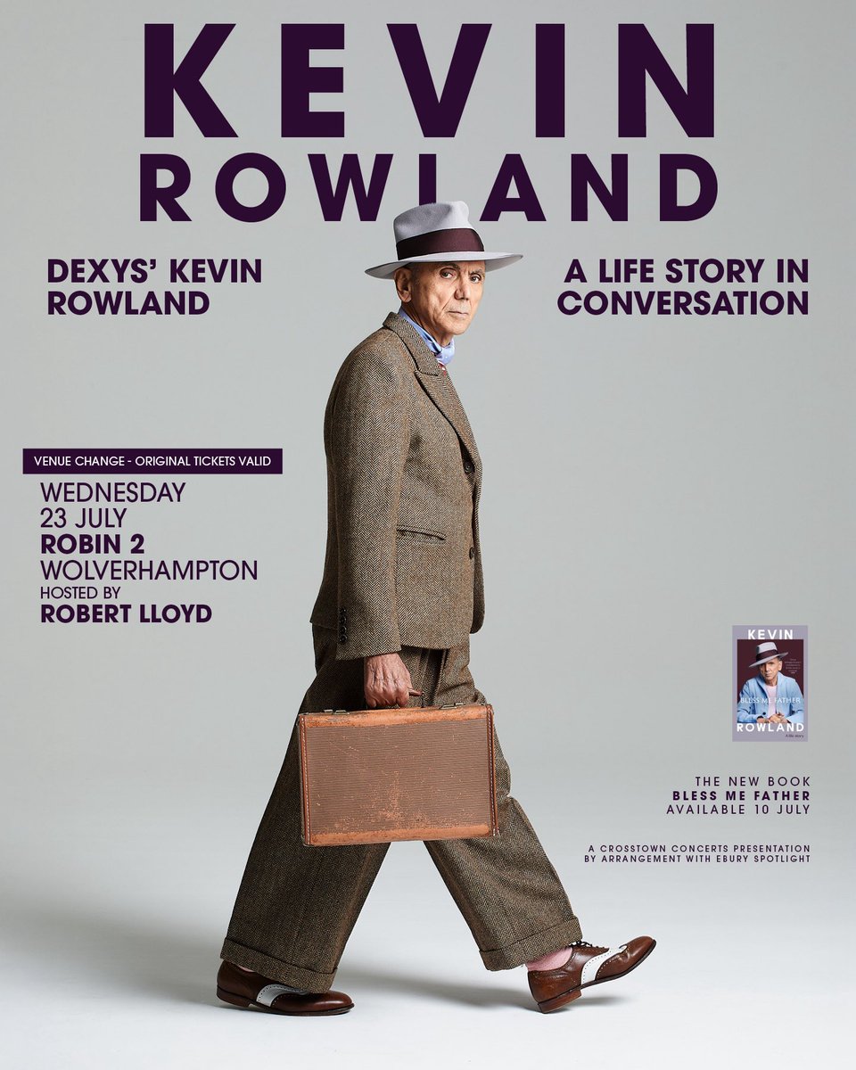 Next week our Robert interviews Kevin Rowland <a href="/therobinvenue/">The Robin</a> in Bilston, July 23rd crosstownconcerts.seetickets.com/event/dexys-ke…