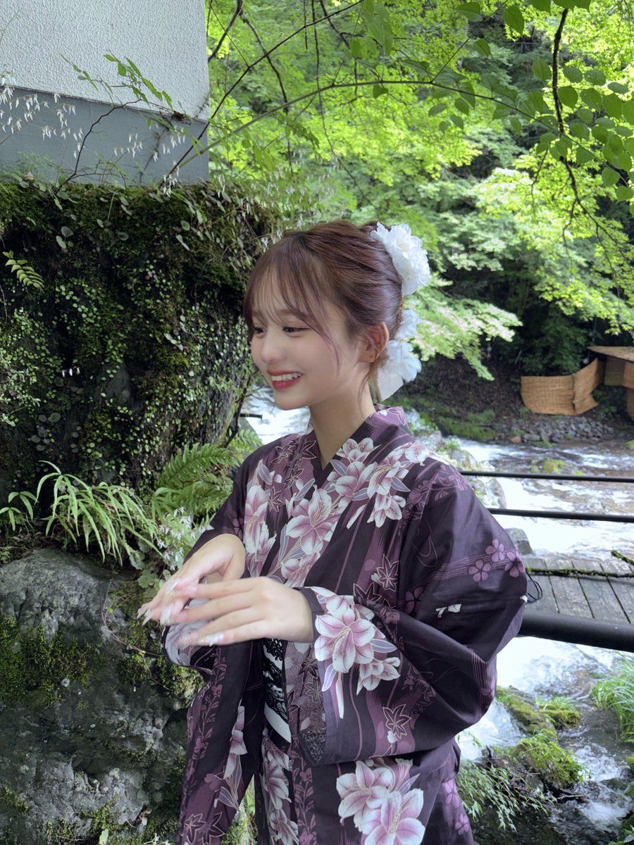 GRL 黒猫　浴衣　❤︎ エンジ 椿浴衣セット[gi1606] | レディースファッション通販のグレイル