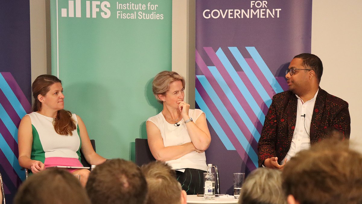 instituteforgov's tweet image. 📸Snapshots | Labour’s first year in power: Is this still a mission-driven government?
@stephenkb @FinancialTimes, @HelenMiller_IFS @TheIFS, joined by @gemmatetlow and @DrHannahWhite, explored how Labour is doing things differently.
📷Watch the event: instituteforgovernment.org.uk/event/labours-…
