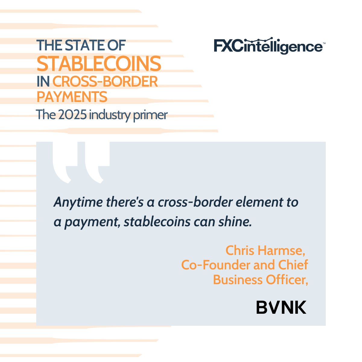 BVNKFinance's tweet image. New analysis from @FXCintelligence sizes the stablecoin market opportunity at $16.5-23.7 trillion for cross-border payments.
Key insights:
• B2B represents the largest opportunity segment
• Key corridors: Latin America to North America, and Sub-Saharan Africa to Europe &…