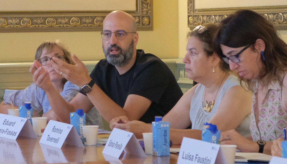 IEMed_'s tweet image. Avui, reunió de coordinació d'Aula Mediterrània amb representants dels màsters universitaris que participen en el programa de l'IEMed.
☑️Balanç➕del cicle de conferències, seminari i 1a edició de l'escola d'estiu al Marroc del curs 2024-25.
☑️Preparatius i idees pel proper.