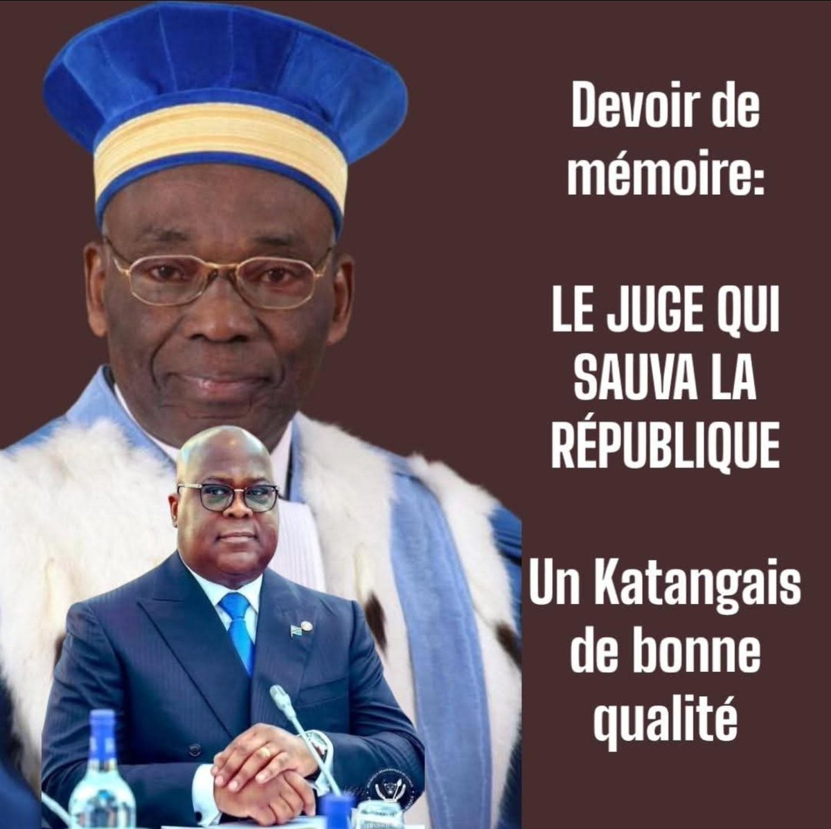 bettyMuzalendo's tweet photo. #BENOÎT_LWAMBA : LE JUGE QUI A EMPÊCHÉ UN COUP D’ÉTAT CONSTITUTIONNEL EN RDC

En août 2018, lors du 38ᵉ Sommet des chefs d’État de la SADC à Windhoek, une scène marqua les esprits. Le président Joseph Kabila, poussé par ses homologues et pressé par les États-Unis de quitter le pouvoir après dix-huit années à la tête de la République démocratique du Congo, prononça une phrase énigmatique :

 « Je ne vous dis pas adieu, mais je vous dis à bientôt. »

Cette déclaration, loin d’être anodine, traduisait une volonté persistante de rester dans les coulisses du pouvoir. Contraint de ne pas briguer un nouveau mandat, Joseph Kabila mit en place un plan stratégique pour conserver son influence et préparer un éventuel retour.

Un système verrouillé

À travers une série de nominations et de manœuvres politiques, Kabila plaça ses fidèles dans les institutions clés de la République :

1. Le gouvernement : Le Premier ministre, issu de son camp, n’avait pas l’autonomie nécessaire pour engager des réformes, notamment dans l’armée.
2. L’armée nationale : Les postes stratégiques étaient occupés par des généraux swahiliphones, réputés proches de Kabila, et marqués par une infiltration rwandaise.
3. L’Assemblée nationale et le Sénat : Tous deux dominés par une majorité parlementaire écrasante acquise au FCC, prête à entraver l’action présidentielle et à mettre en accusation Félix Tshisekedi à la moindre faille constitutionnelle.
4. La Cour constitutionnelle : Institution-clé, elle était sous pression pour organiser un coup d’État constitutionnel en destituant le nouveau président.
5. La Garde républicaine : Les officiers restaient fidèles à Kabila, et toute réforme initiée par Tshisekedi était bloquée.

Le refus d’un juge patriote

Au cœur de ce dispositif, Benoît Lwamba, président de la Cour constitutionnelle, fut sollicité pour exécuter la mise en accusation du président Félix Tshisekedi. Mais face à cette pression politique intense, sa conscience patriotique prit le dessus.

Malgré sa proximité supposée avec le camp Kabila, Lwamba refusa de cautionner ce qu’il considérait comme une trahison de la République. Affaibli par la maladie et inquiet pour sa sécurité, il demanda une rencontre discrète avec le président Tshisekedi, à qui il révéla le plan de déstabilisation orchestré par la Kabilie.

Un exil discret pour sauver la République

En pleine pandémie de COVID-19, alors que les vols internationaux étaient suspendus, Félix Tshisekedi prit une décision exceptionnelle : il mit à disposition l’avion présidentiel pour conduire Benoît Lwamba à Bruxelles, où résidait sa famille.
Ce geste permit à Lwamba de fuir les pressions et de préserver son intégrité, mais surtout, il permit d’éviter un coup d’État constitutionnel qui aurait plongé le pays dans une crise majeure.

Hommage à un homme d’État

Originaire du Katanga, Benoît Lwamba refusa de servir les intérêts ethniques ou partisans. Il choisit de défendre la République, au prix de sa santé et de sa carrière. Son acte de résistance silencieuse fut un rempart contre la dérive autoritaire et un sursaut de patriotisme dans un contexte politique incertain.

Aujourd’hui, il est temps de rendre hommage à ce grand magistrat, dont le courage et la loyauté envers la nation ont permis de sauver la démocratie congolaise d’un péril imminent. QUE SON ÂME REPOSE EN PAIX.

R. Cikala
#rcikala #RDC #FARDC #Wazalendo #FATSHI