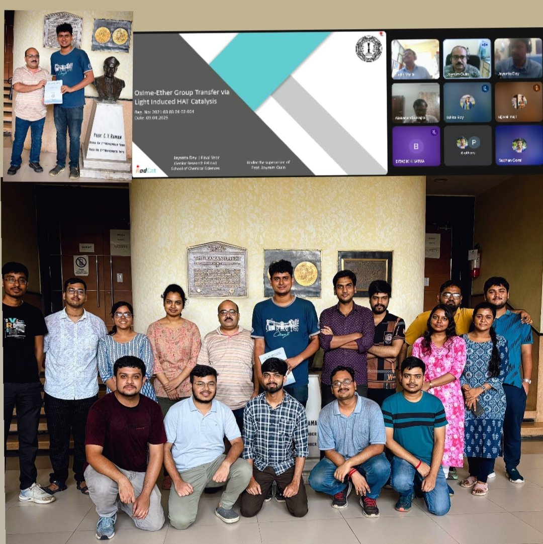 Guin_Lab (@radcatgroup) on Twitter photo #Dr. 9 from <a href="/RadCatGroup/">Guin_Lab</a>
Heartiest congratulations to <a href="/jayantaIacs/">Jayanta Dey</a> for successfully defending his thesis
Thanks to Prof. Alakananda Hazra <a href="/ahajra_lab/">AHajra Lab</a> 
Again all the very best for his Post Doctoral Research endeavours with <a href="/KatayevL/">KatayevLab</a>  <a href="/unibern/">Universitรคt Bern</a> #Dr. 9 from <a href="/RadCatGroup/">Guin_Lab</a>
Heartiest congratulations to <a href="/jayantaIacs/">Jayanta Dey</a> for successfully defending his thesis
Thanks to Prof. Alakananda Hazra <a href="/ahajra_lab/">AHajra Lab</a> 
Again all the very best for his Post Doctoral Research endeavours with <a href="/KatayevL/">KatayevLab</a>  <a href="/unibern/">Universitรคt Bern</a>