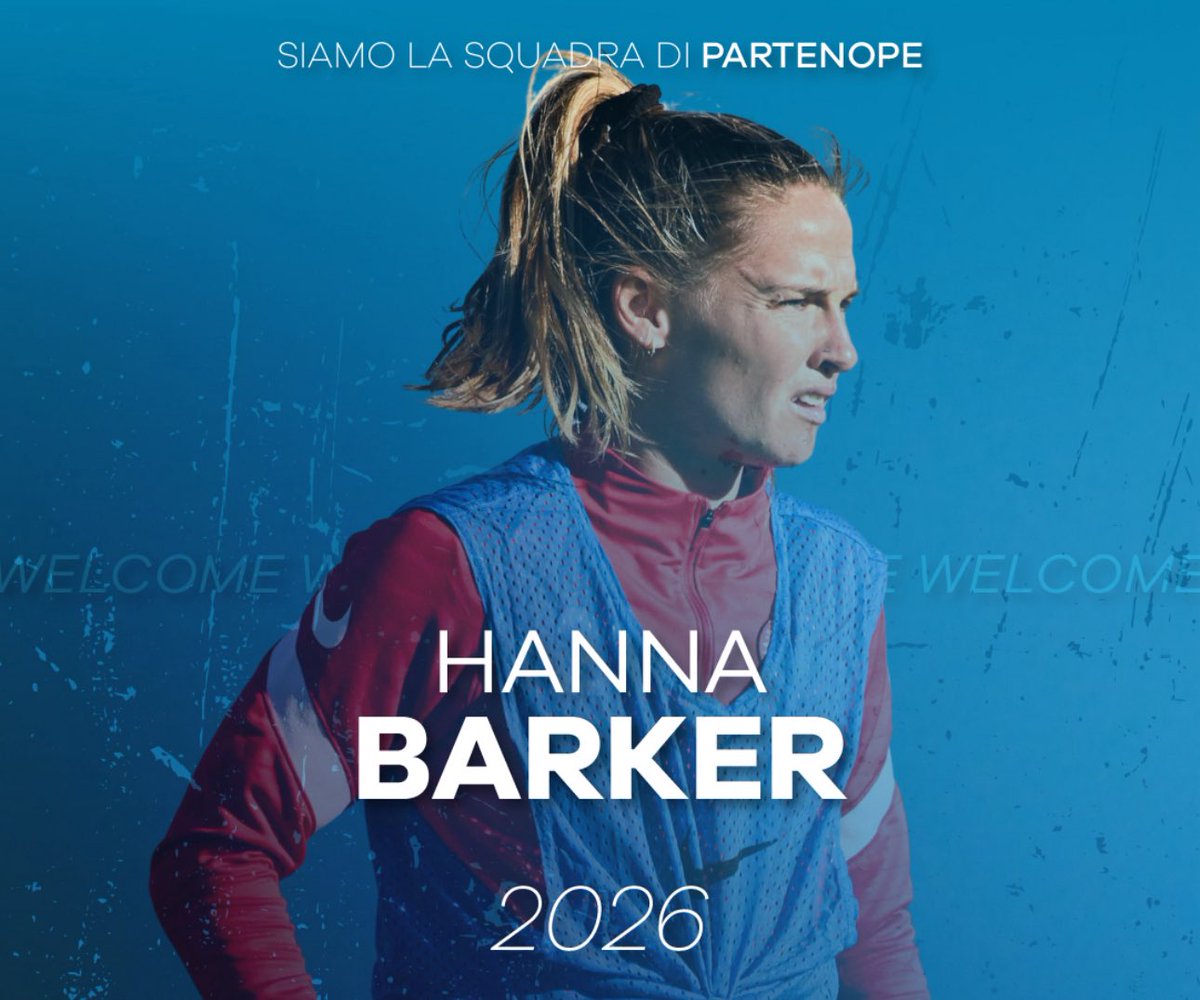 WomenFootballN_'s tweet image. ✅ Hanna #Barker 🇺🇸 è una nuova giocatrice del #NapoliFemminile 🔵

✍️ Contratto fino al 30 Giugno 2026

#SerieAWomen
