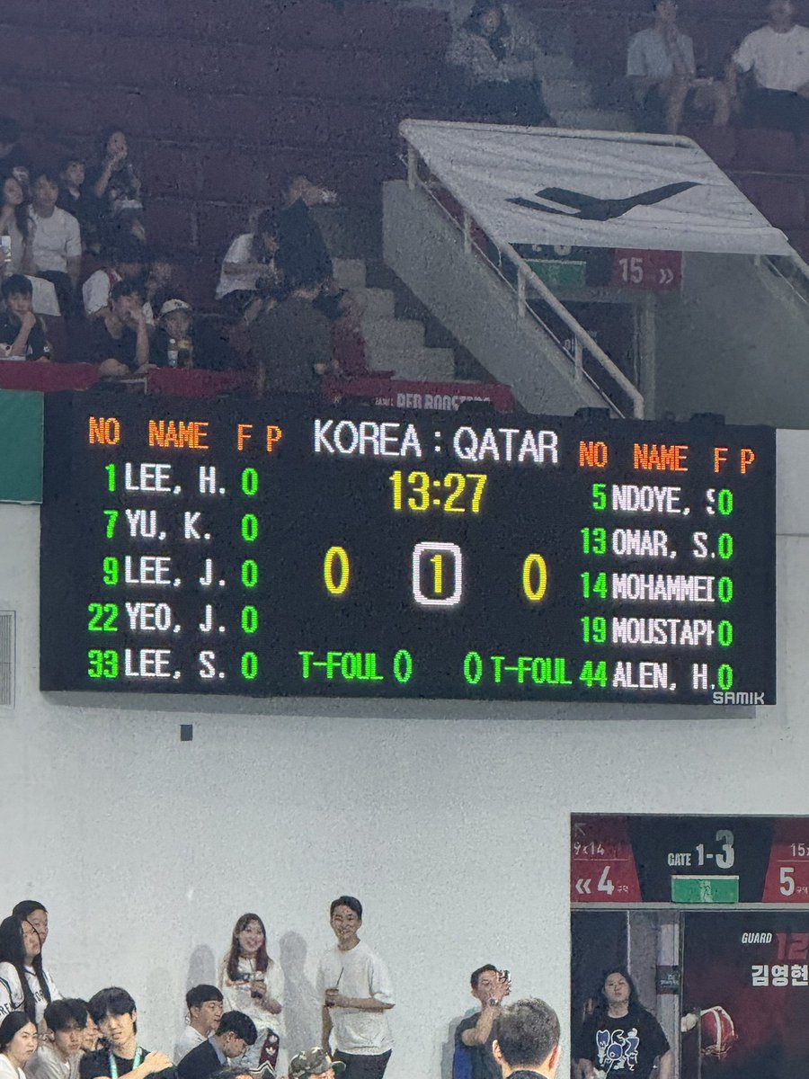 오늘 카타르전 1차전 스타팅〰️