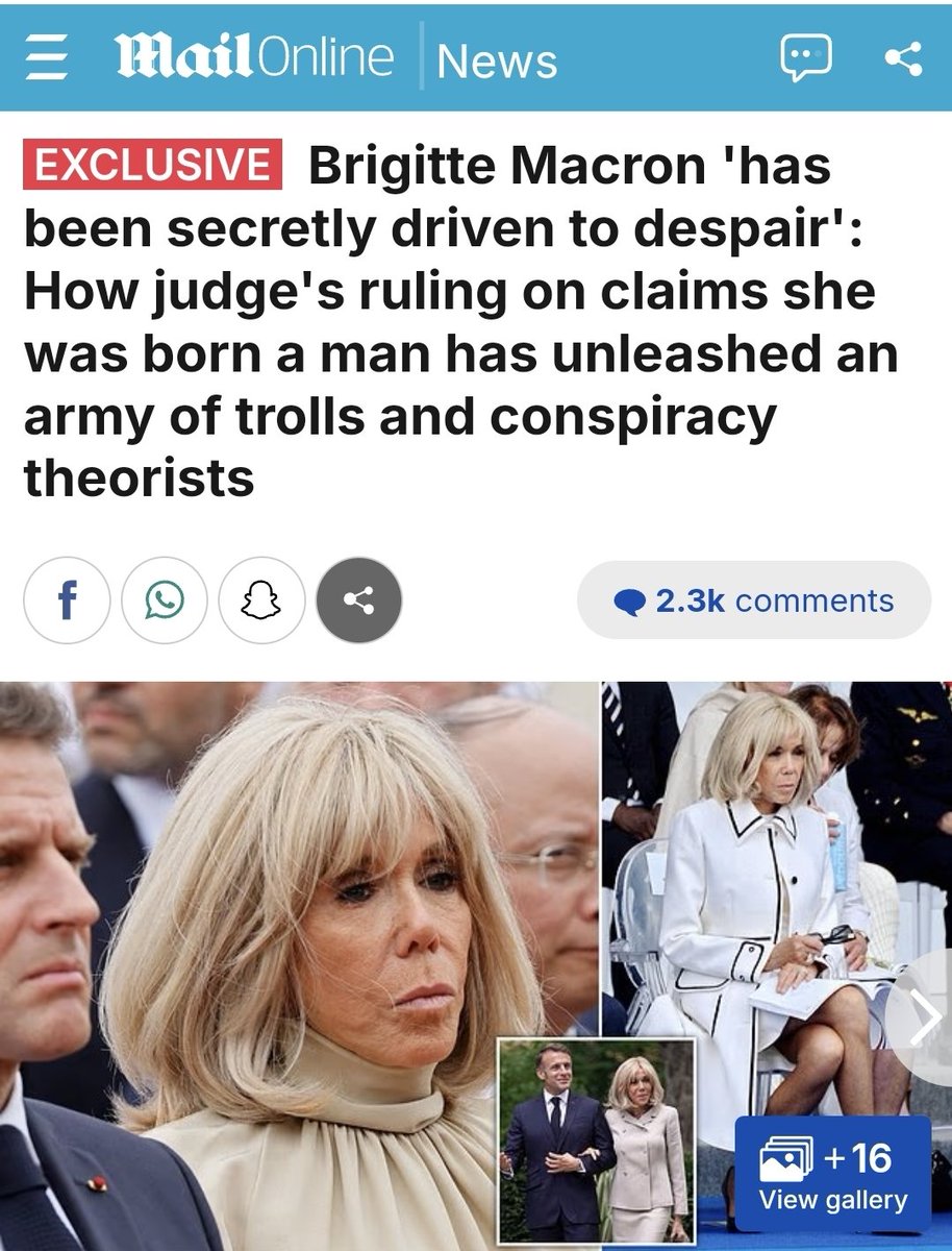 QuentinCad31672's tweet image. 🚨🚨Brigitte Macron : l’icône fissurée, moquée par les Anglais, pion d’un jeu trouble ?🚨🚨🔥🔥🔦🤔
Prenez un café bien noir et plongez dans le théâtre du pouvoir. Brigitte Macron, parée d’une élégance qu’on nous vend à prix d’or, chancelle. Le *Daily Mail*, ce torchon…