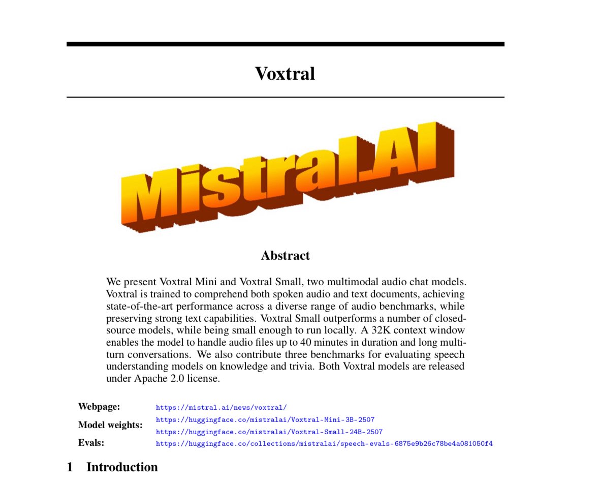 new mistral paper just dropped btw