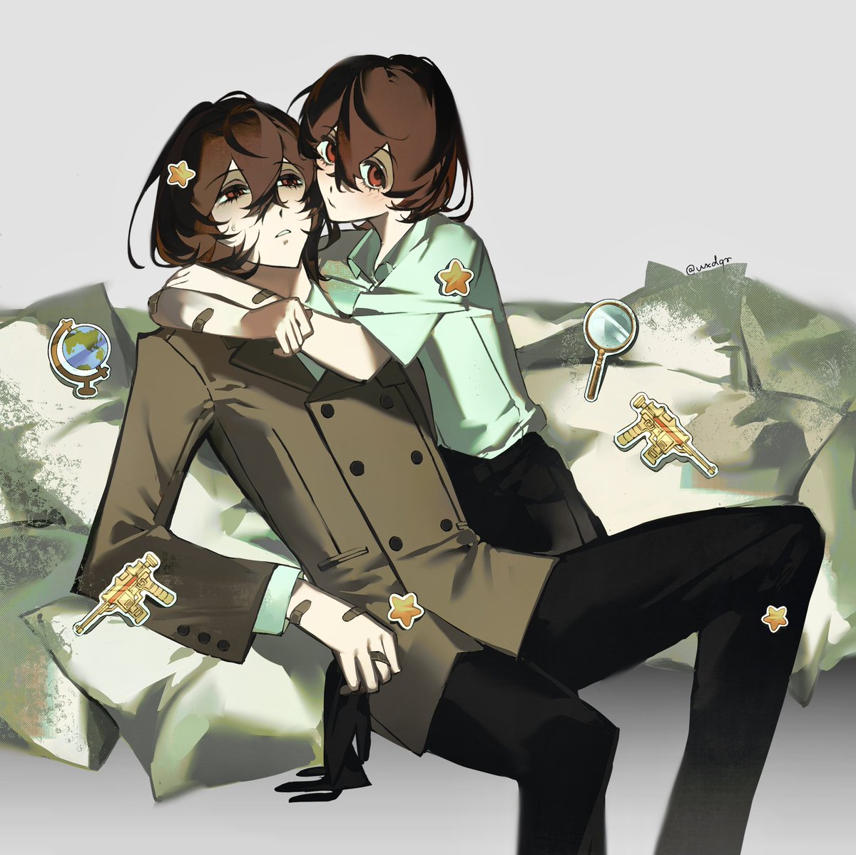 麻烦的小孩…
＃明智吾郎
