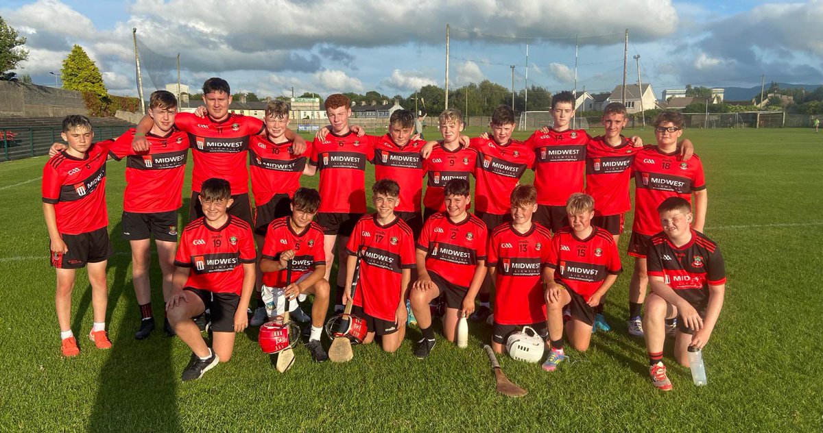 AdareGAA's tweet image. Congratulations to our u14 team with victory against Kilmallock last night 💪🟥⬛️