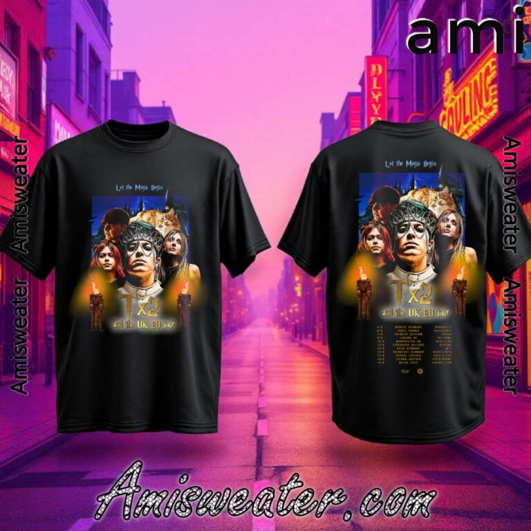 Amisweater's tweet image. TX2 And The UK EU Tour 2025 Let The Magic Begin T-shirt
Let the magic begin! Get your TX2 UK EU Tour 2025 t-shirt. #TX2 #TourMagic #UKETour
Buy here: amisweater.com/product/tx2-an…
