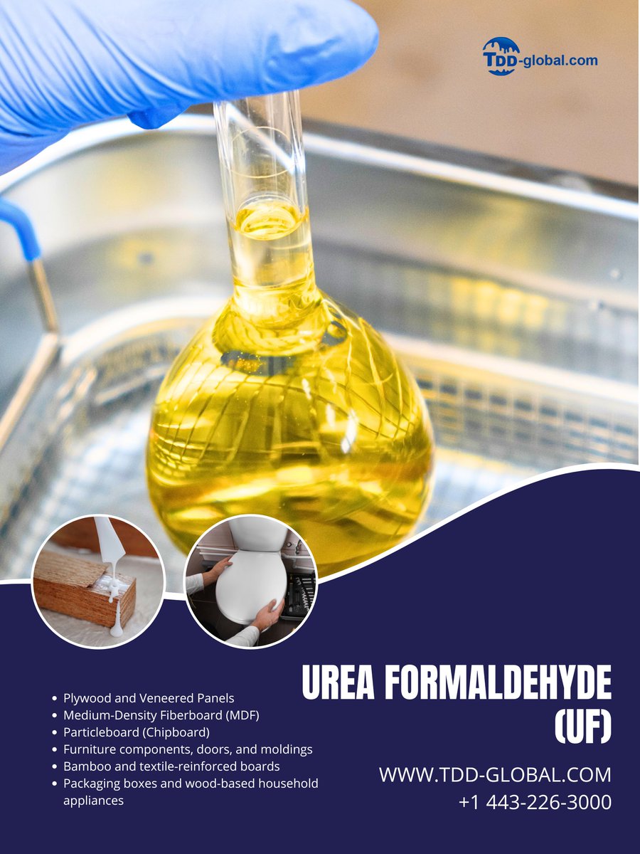 ResinTddWare's tweet image. Urea-formaldehyde (UF) resin is everywhere—from plywood and MDF to decorative laminates and furniture. Known for its strong bonding and quick curing, UF resin remains a top choice for industries that need high-performance adhesives at a low cost.
#UreaFormaldehyde #UFResin