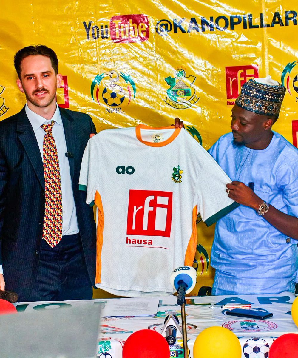 Nath_Yamb's tweet image. Chassé du Niger, du Mali et du Burkina Faso, le merdia français de propagande et de désinformation RFI se redéploie au nord du Nigeria, comme sponsor du club de foot Kano Pillars. Un moyen insidieux pour l’Etat français d’infester les esprits des jeunes nigérians et de les…