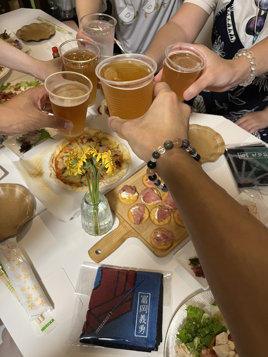 飲むぞー‼️🍺イェイ⭐️