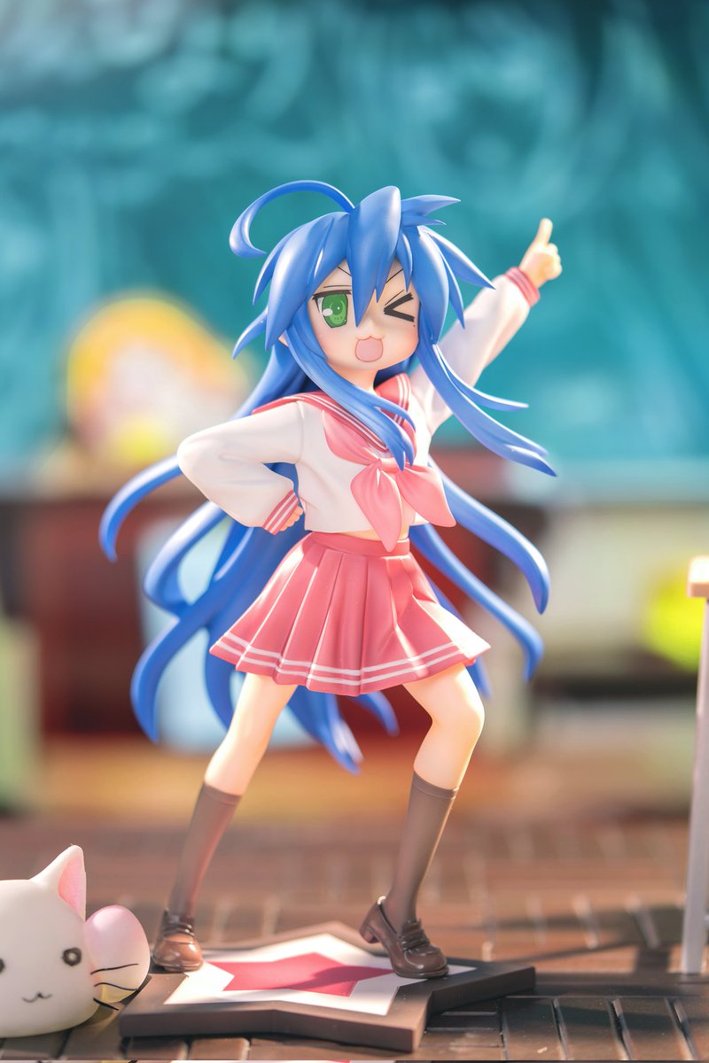yadonna_ab's tweet image. ⭐WF2025夏⭐
新作「LUCKY!こなたちゃん! 」
#WF2025S #WF2025夏
4-35-01にて展示・販売します(˵¯͒〰¯͒˵)
原型:私
塗装:YT-良人(@liangxiao_ )
撮影:touko
価格 16,000円
全高約220mm
※未塗装未組立キットです
#らきすた #泉こなた
