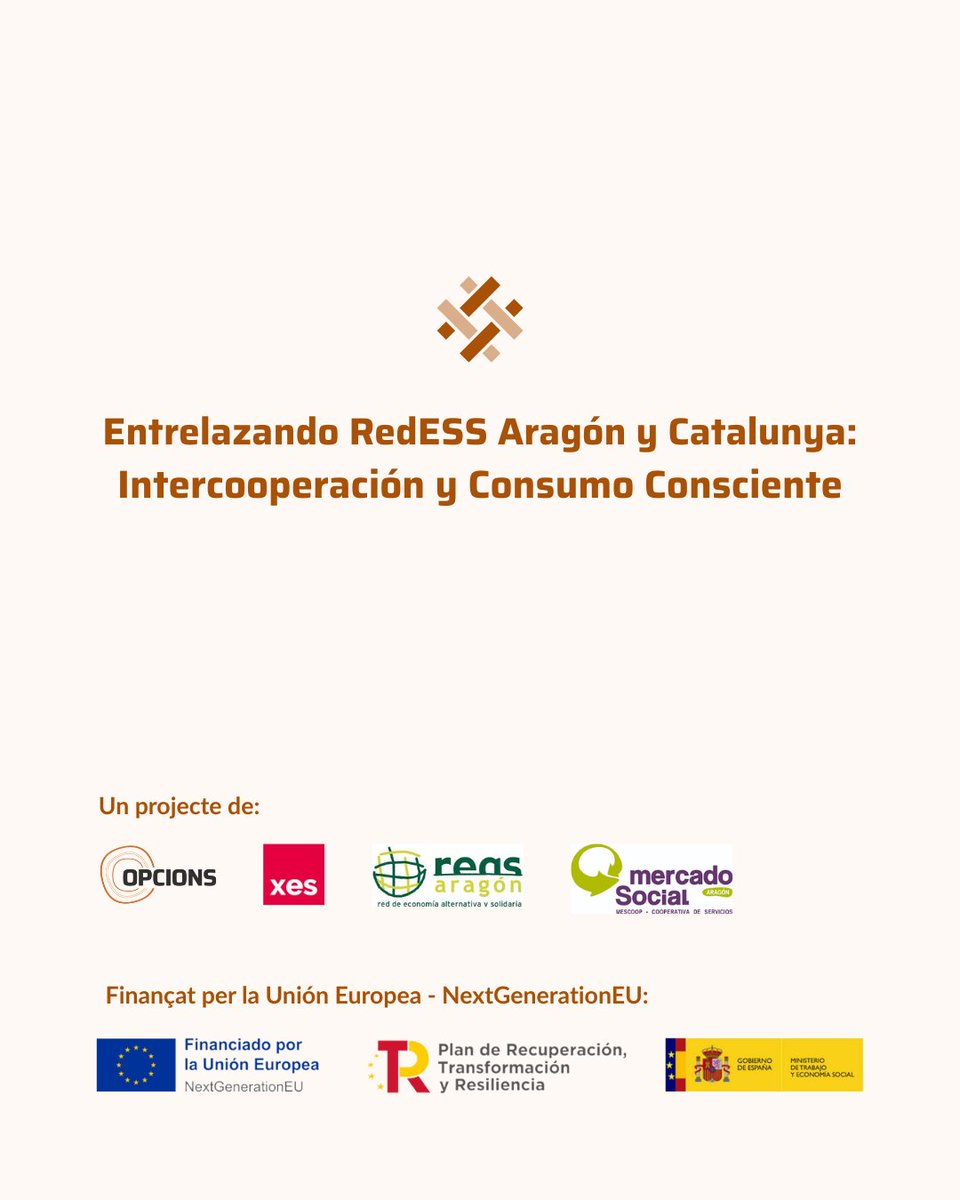 Mercado Social Aragón (@mescooparagon) on Twitter photo 📷📷📷Con la nueva app todo el Mercado Social en tu móvil: ¿A qué esperas para descargártela?
Sé parte de la Economía Social y Solidaria, desata todo el potencial del consumo consciente a través de la app del Mercado Social: arainfo.org/?p=310238 📷📷📷Con la nueva app todo el Mercado Social en tu móvil: ¿A qué esperas para descargártela?
Sé parte de la Economía Social y Solidaria, desata todo el potencial del consumo consciente a través de la app del Mercado Social: arainfo.org/?p=310238