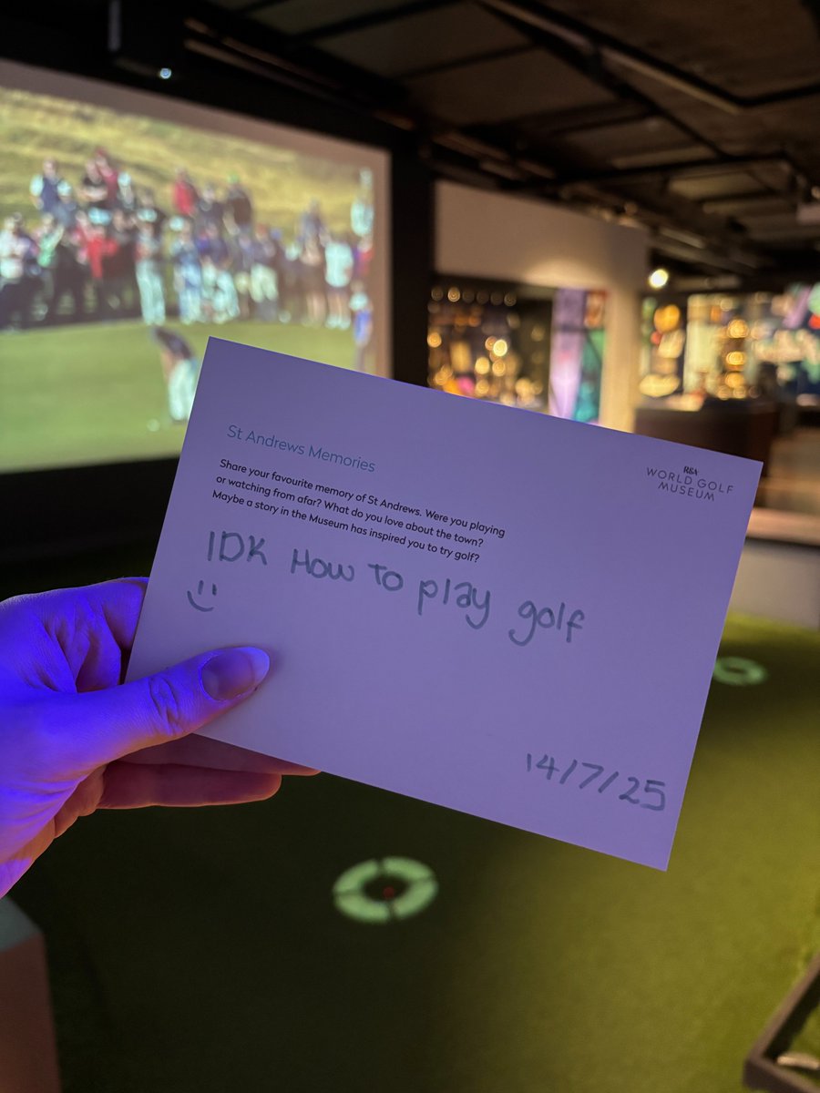 And that’s okay! ⛳🙌

Everyone has to begin somewhere, so why not here? We love welcoming all our visitors, from those who’ve never picked up a club to seasoned pros.

Maybe you’ll start small with a putt on our green, then build up to a swing at the driving range… and before