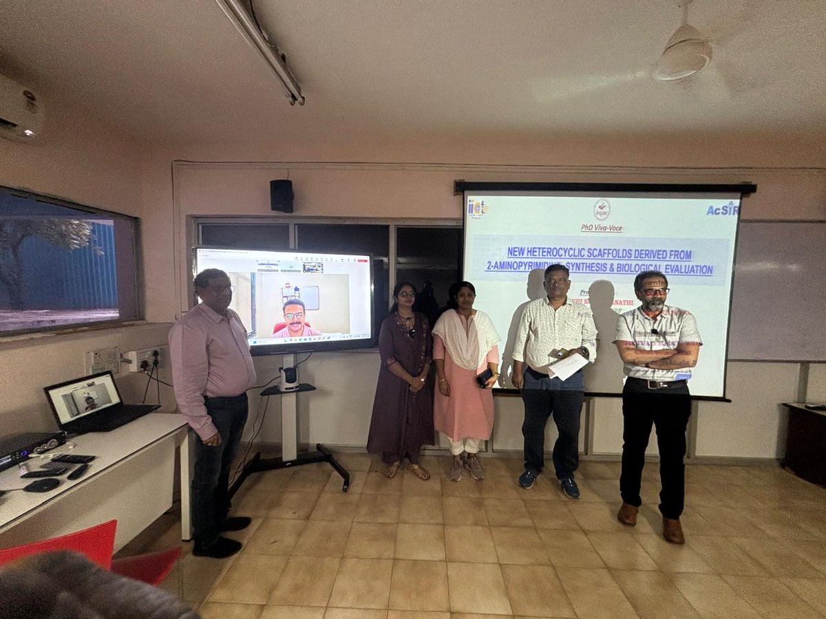 csiriict's tweet image. Ms. Abburi Naga Pranathi (Enrolment No. 10CC19A18001) worked with Dr. K. Srinivas, CSIR-IICT, has successfully defended her viva-voce examination for the award of Ph.D Degree on July 18, 2025.
@CSIR_IND @DrNKalaiselvi @CSIR_NIScPR @AcSIR_India
