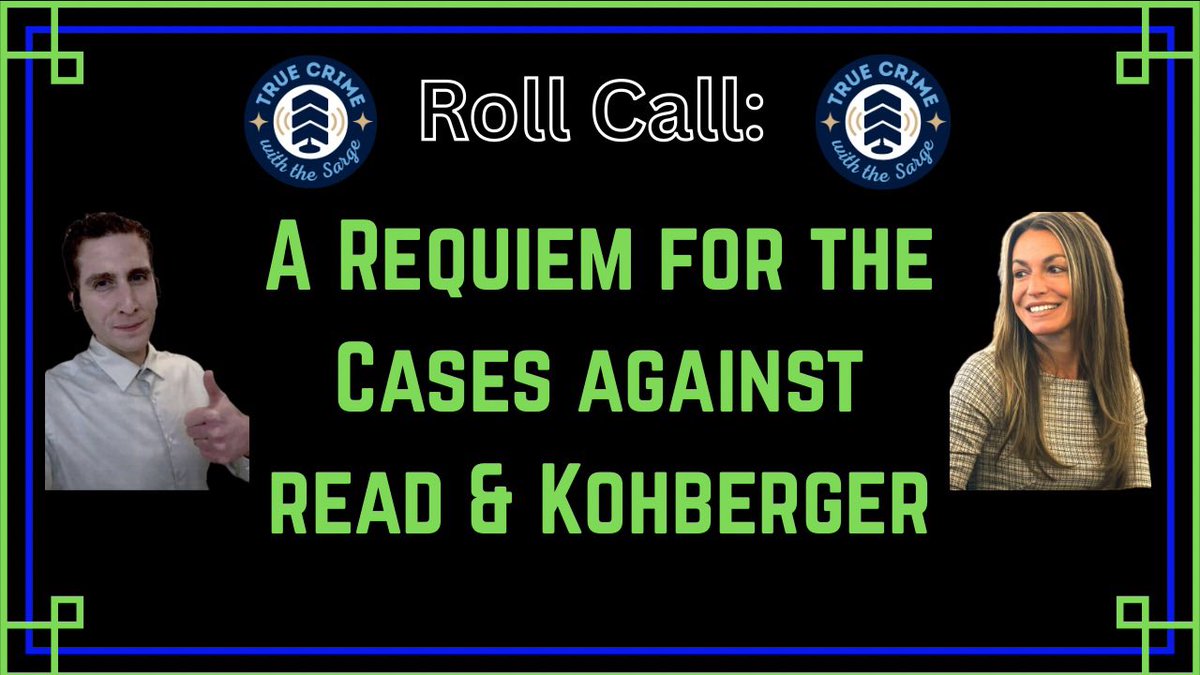 JoeGiacalone's tweet image. 🚨Thursday, July 24 at 8AM EDT🚨
Roll Call with attorney @lawyerschiff as we dive into the wrap up of the #BryanKohberger plea deal and sentencing and more craziness out of Canton! #KarenRead
#truecrimewiththesarge #rollcall
👉🏻 youtube.com/live/dcOIvSwhR…