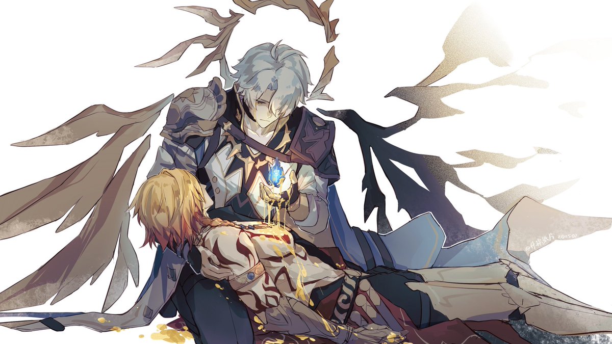 #phaidei #厄敌
他的火种在你手中可尚存余温？

「等不了多久，你便是祭祀的牺牲，而我是洒在你身上的秘酿。」