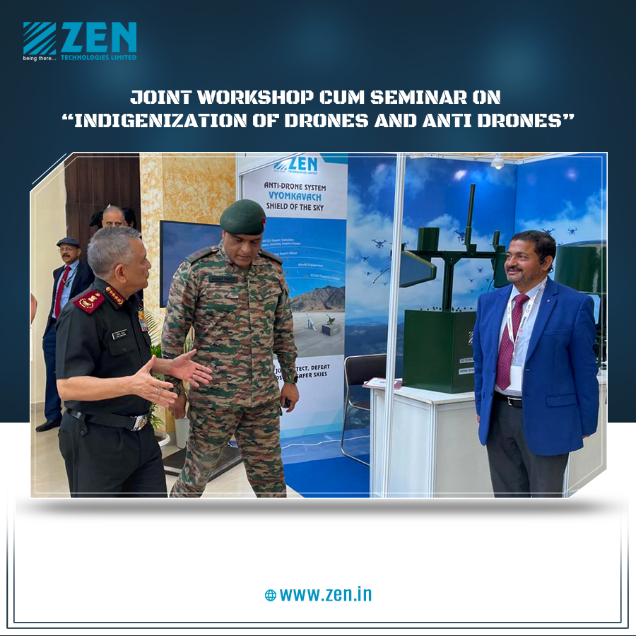 Zen Technologies (@zentechnologies) on Twitter photo At the Joint Workshop Cum Seminar on “Indigenization of Drones and Anti Drones” by <a href="/HQ_IDS_India/">HQ IDS</a> in collaboration with <a href="/CENJOWS/">CENJOWS INDIA</a>, <a href="/ZenTechnologies/">Zen Technologies</a> proudly highlighted its cutting-edge Anti-Drone Technology, a vital step toward ensuring safer and more secure skies.
As drone At the Joint Workshop Cum Seminar on “Indigenization of Drones and Anti Drones” by <a href="/HQ_IDS_India/">HQ IDS</a> in collaboration with <a href="/CENJOWS/">CENJOWS INDIA</a>, <a href="/ZenTechnologies/">Zen Technologies</a> proudly highlighted its cutting-edge Anti-Drone Technology, a vital step toward ensuring safer and more secure skies.
As drone