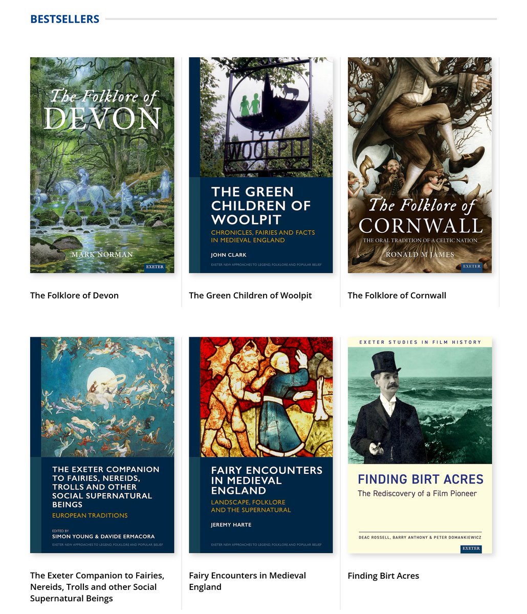 Domankiewicz's tweet image. Wonderful to see our book "Finding Birt Acres" on the front page of the @UExeterPress and amongst their bestsellers! 
Contact me for discount code.