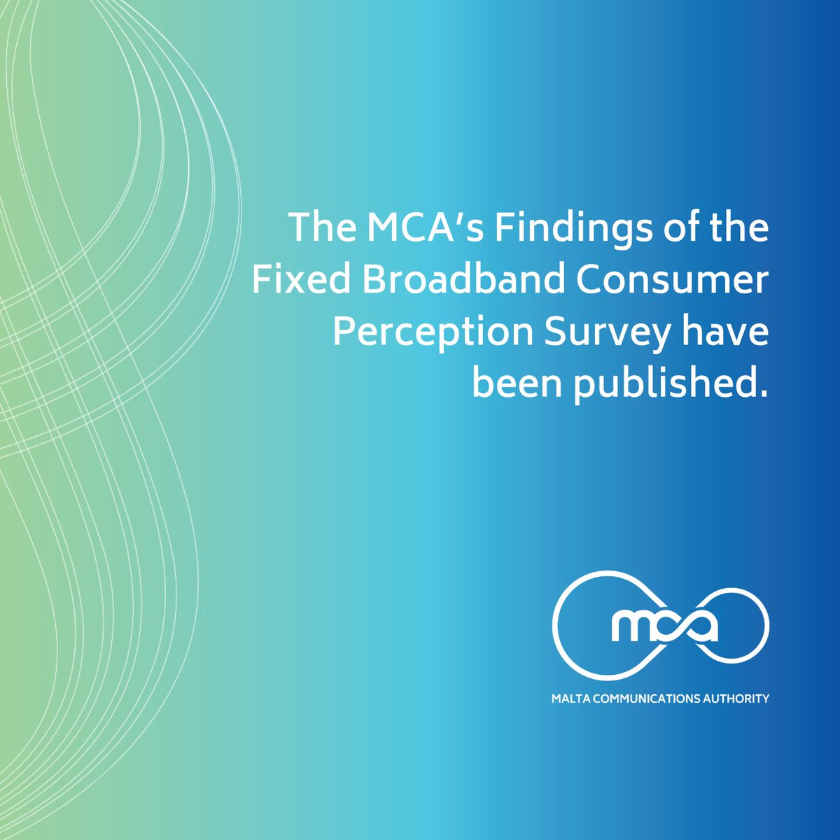 The MCA has just published the findings of a survey evaluating consumer perceptions based on their experience while using the internet provided in Malta from various service providers: mca.org.mt/articles/consu…