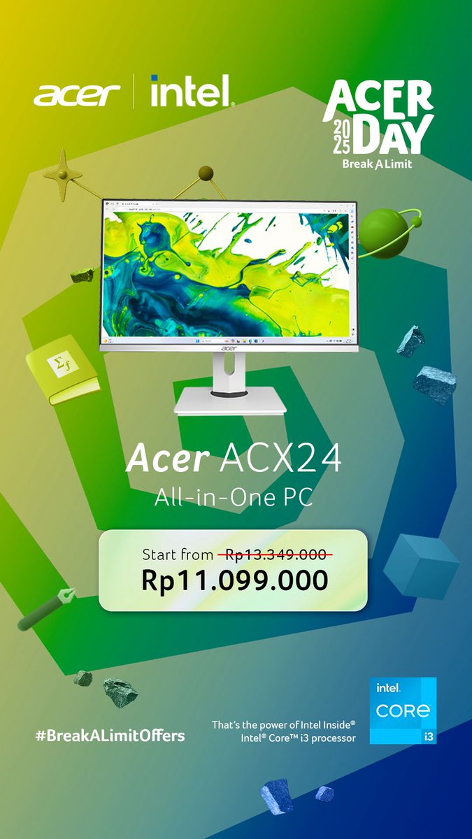 acerID's tweet image. Damage Protection (ADP)

Periode pembelian: 8 Juli – 30 September 2025

📲 Selengkapnya, cek di  acerid.com/garansiekstra

#BreakALimit #BreakALimitProtection #PromoAcer #AcerDay2025