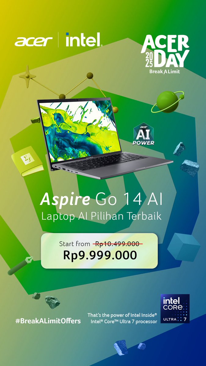 acerID's tweet image. Damage Protection (ADP)

Periode pembelian: 8 Juli – 30 September 2025

📲 Selengkapnya, cek di  acerid.com/garansiekstra

#BreakALimit #BreakALimitProtection #PromoAcer #AcerDay2025