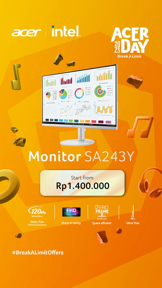 acerID's tweet image. Damage Protection (ADP)

Periode pembelian: 8 Juli – 30 September 2025

📲 Selengkapnya, cek di  acerid.com/garansiekstra

#BreakALimit #BreakALimitProtection #PromoAcer #AcerDay2025