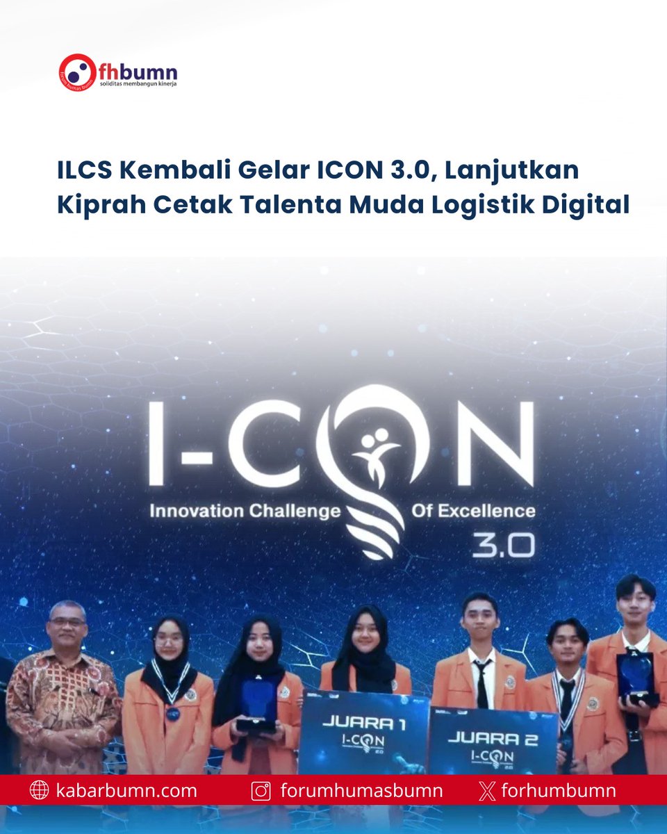Dengan mengusung tema “Empowering Logistics Through Innovation: From Youth, For Indonesia”, kompetisi ini menjadi langkah konkret ILCS dalam mencetak generasi muda digital yang siap menjawab tantangan transformasi sektor logistik nasional.