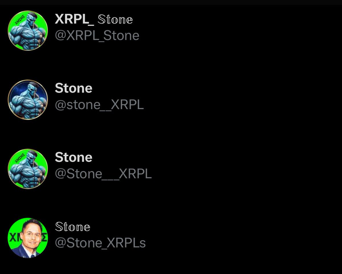 Public service announcement

🚨These are all fake👇🏼

Always look for the blue check and note the spelling.