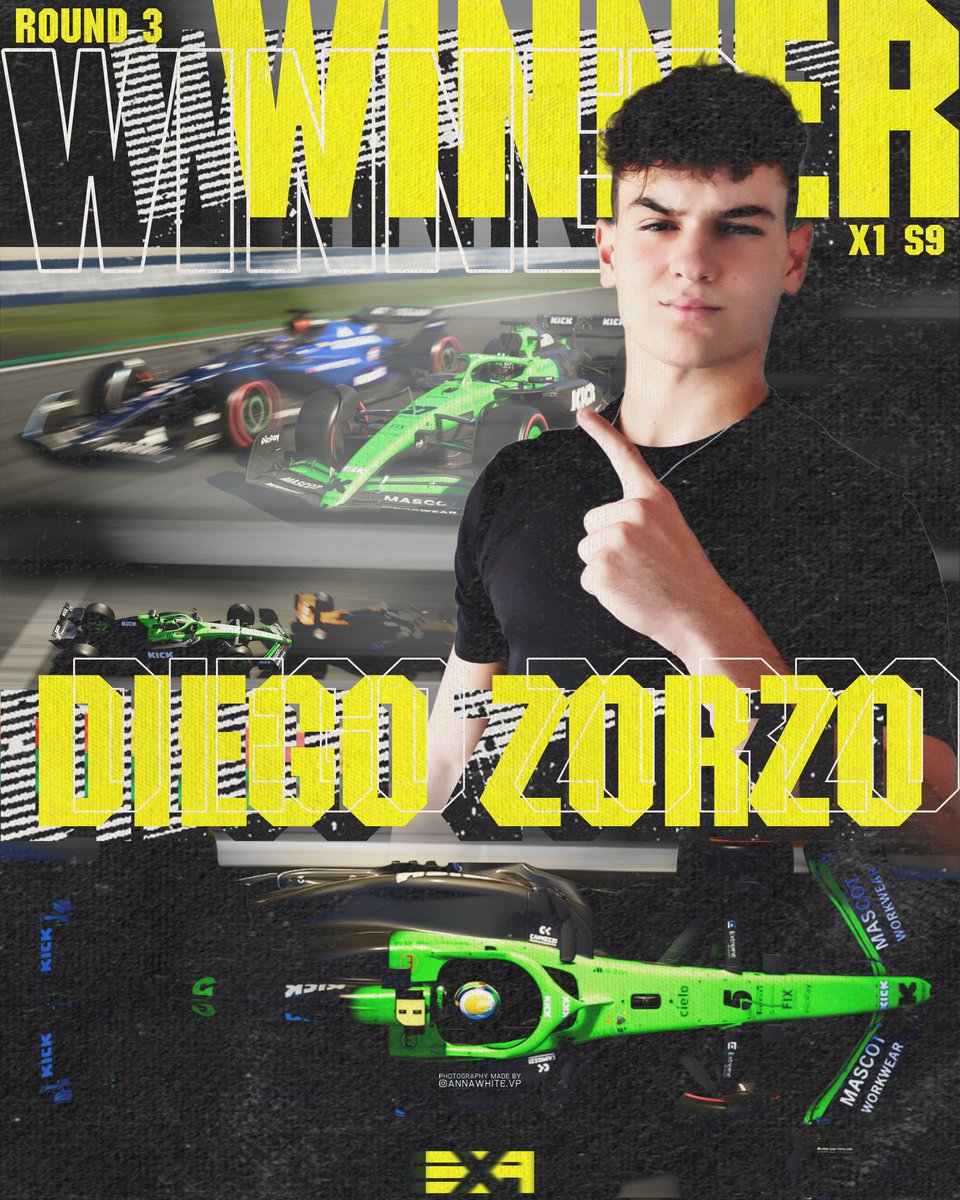 โฐ EXA Racing League (@exa_league) on Twitter photo Race #1 , Win #1 for <a href="/d_zorzo/">Diego Zorzo</a>!
Perfect strategy and composed restart near the end means he claimed the win from P5.
Well done Diego ๐๐ป Race #1 , Win #1 for <a href="/d_zorzo/">Diego Zorzo</a>!
Perfect strategy and composed restart near the end means he claimed the win from P5.
Well done Diego ๐๐ป