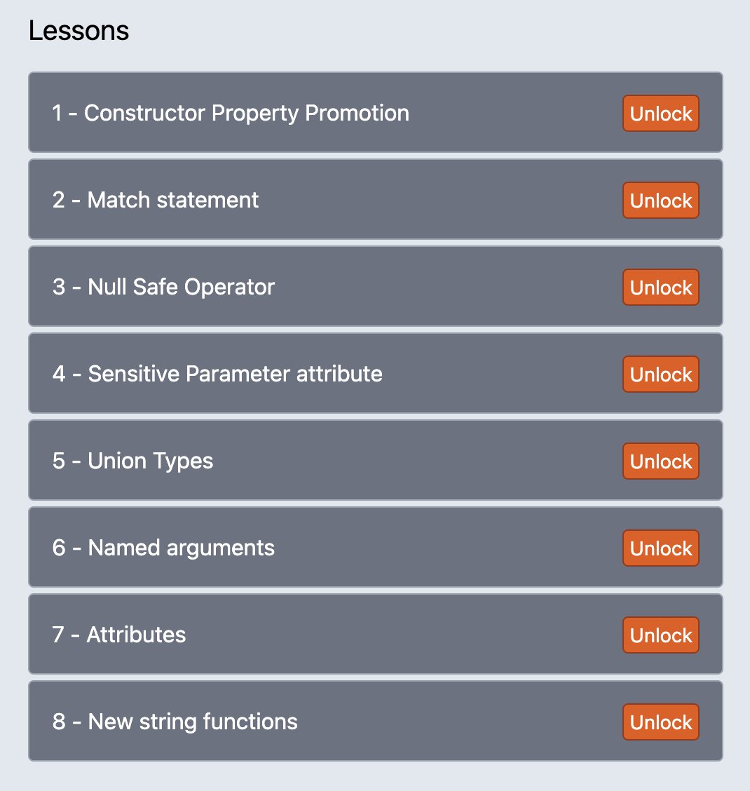 Peter Fisher | Web Development courses (@pfwd) on Twitter photo I've published the 8th tutorial in the <a href="/howToCodeWell/">HowToCodeWell - Learn Web Development</a> Learn PHP 8 course. This tutorial teaches the new string functions with real world examples.
- str_contains
- str_starts_with
- str_ends_with
howtocodewell.net/course/learn-p… I've published the 8th tutorial in the <a href="/howToCodeWell/">HowToCodeWell - Learn Web Development</a> Learn PHP 8 course. This tutorial teaches the new string functions with real world examples.
- str_contains
- str_starts_with
- str_ends_with
howtocodewell.net/course/learn-p…