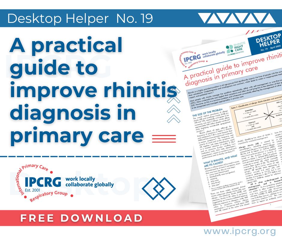 IPCRG's tweet image. Rhinitis is common and often underestimated, leading to misdiagnosis and poor management. Many self-treat or don’t report symptoms, yet it impacts quality of life and care for other conditions.
Learn more at:
buff.ly/n78bUSJ